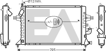 EACLIMA 31R54189 - Radiator, mühərrikin soyudulması furqanavto.az