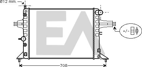 EACLIMA 31R54184 - Radiator, mühərrikin soyudulması furqanavto.az