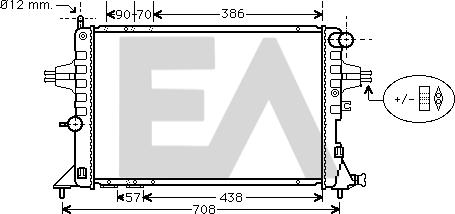 EACLIMA 31R54180 - Radiator, mühərrikin soyudulması furqanavto.az