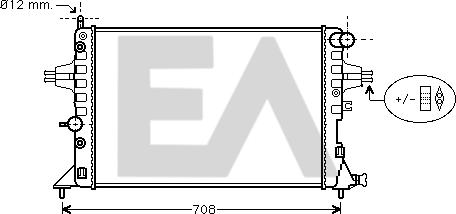 EACLIMA 31R54182 - Radiator, mühərrikin soyudulması furqanavto.az