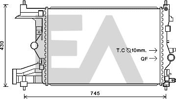 EACLIMA 31R54230 - Radiator, mühərrikin soyudulması furqanavto.az