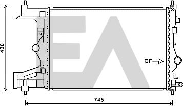 EACLIMA 31R54233 - Radiator, mühərrikin soyudulması furqanavto.az
