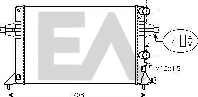 EACLIMA 31R54220 - Radiator, mühərrikin soyudulması furqanavto.az