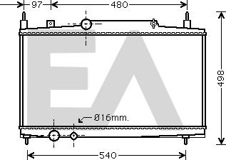 EACLIMA 31R55099 - Radiator, mühərrikin soyudulması furqanavto.az