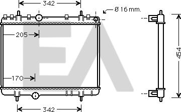 EACLIMA 31R55044 - Radiator, mühərrikin soyudulması furqanavto.az