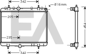 EACLIMA 31R55045 - Radiator, mühərrikin soyudulması furqanavto.az