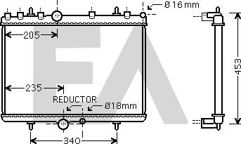 EACLIMA 31R55046 - Radiator, mühərrikin soyudulması furqanavto.az