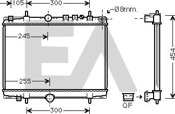 EACLIMA 31R55040 - Radiator, mühərrikin soyudulması furqanavto.az