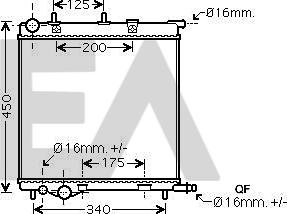 EACLIMA 31R55056 - Radiator, mühərrikin soyudulması furqanavto.az