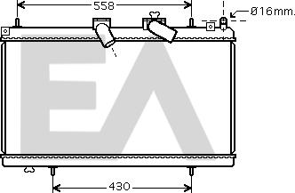 EACLIMA 31R55051 - Radiator, mühərrikin soyudulması furqanavto.az