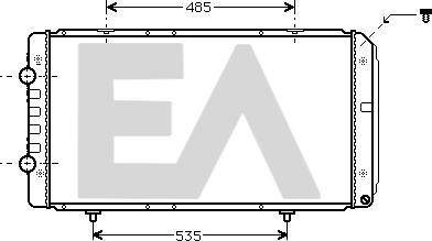 EACLIMA 31R55111 - Radiator, mühərrikin soyudulması furqanavto.az