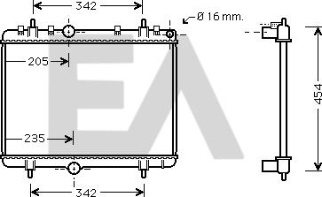 EACLIMA 31R55125 - Radiator, mühərrikin soyudulması furqanavto.az