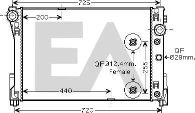 EACLIMA 31R50092 - Radiator, mühərrikin soyudulması furqanavto.az