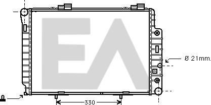 EACLIMA 31R50056 - Radiator, mühərrikin soyudulması furqanavto.az