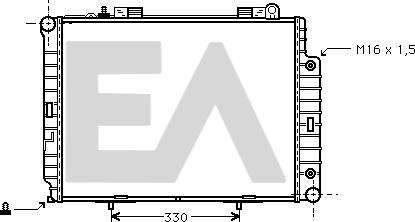 EACLIMA 31R50069 - Radiator, mühərrikin soyudulması furqanavto.az