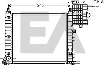 EACLIMA 31R50084 - Radiator, mühərrikin soyudulması furqanavto.az