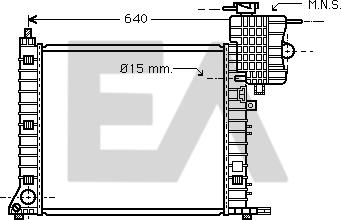 EACLIMA 31R50081 - Radiator, mühərrikin soyudulması furqanavto.az