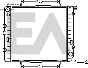 EACLIMA 31R50023 - Radiator, mühərrikin soyudulması furqanavto.az