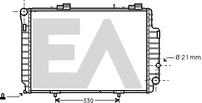 EACLIMA 31R50076 - Radiator, mühərrikin soyudulması furqanavto.az