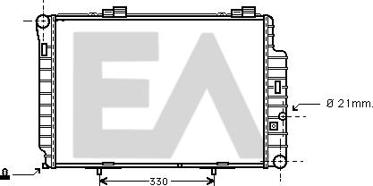 EACLIMA 31R50073 - Radiator, mühərrikin soyudulması furqanavto.az