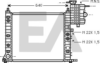 EACLIMA 31R50144 - Radiator, mühərrikin soyudulması furqanavto.az