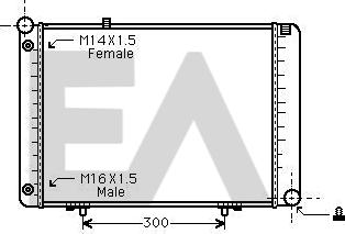 EACLIMA 31R50114 - Radiator, mühərrikin soyudulması furqanavto.az