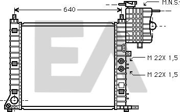 EACLIMA 31R50139 - Radiator, mühərrikin soyudulması furqanavto.az