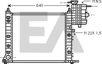 EACLIMA 31R50138 - Radiator, mühərrikin soyudulması furqanavto.az