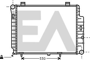 EACLIMA 31R50124 - Radiator, mühərrikin soyudulması furqanavto.az
