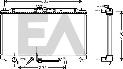 EACLIMA 31R51041 - Radiator, mühərrikin soyudulması furqanavto.az