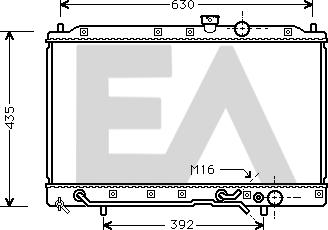 EACLIMA 31R51069 - Radiator, mühərrikin soyudulması furqanavto.az