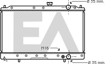 EACLIMA 31R51068 - Radiator, mühərrikin soyudulması furqanavto.az