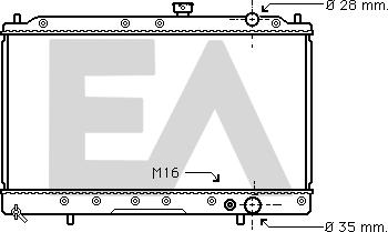 EACLIMA 31R51007 - Radiator, mühərrikin soyudulması furqanavto.az