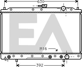 EACLIMA 31R51126 - Radiator, mühərrikin soyudulması furqanavto.az