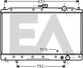 EACLIMA 31R51016 - Radiator, mühərrikin soyudulması furqanavto.az