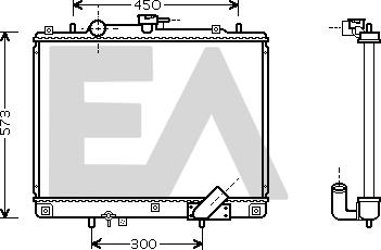 EACLIMA 31R51133 - Radiator, mühərrikin soyudulması furqanavto.az