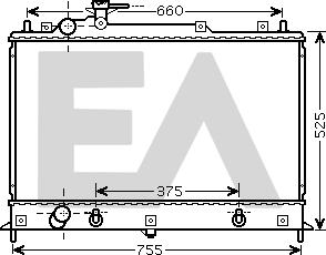 EACLIMA 31R52090 - Radiator, mühərrikin soyudulması furqanavto.az