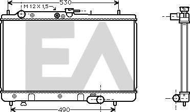 EACLIMA 31R52042 - Radiator, mühərrikin soyudulması furqanavto.az