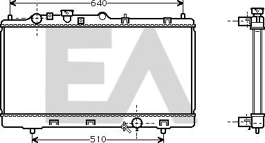 EACLIMA 31R52059 - Radiator, mühərrikin soyudulması furqanavto.az