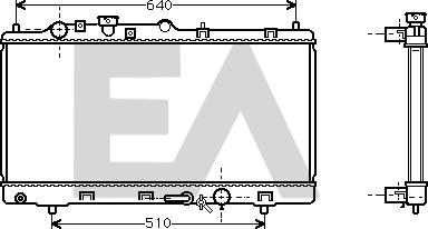 EACLIMA 31R52060 - Radiator, mühərrikin soyudulması furqanavto.az