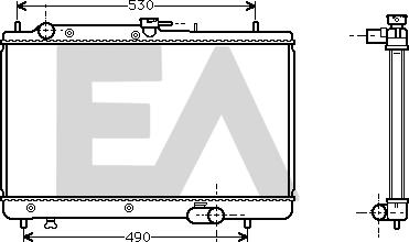 EACLIMA 31R52036 - Radiator, mühərrikin soyudulması furqanavto.az