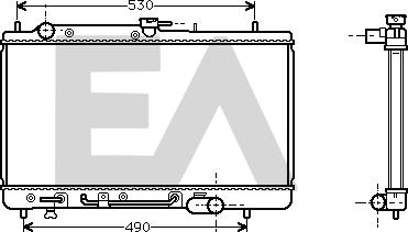 EACLIMA 31R52026 - Radiator, mühərrikin soyudulması furqanavto.az