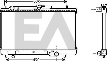 EACLIMA 31R52028 - Radiator, mühərrikin soyudulması furqanavto.az