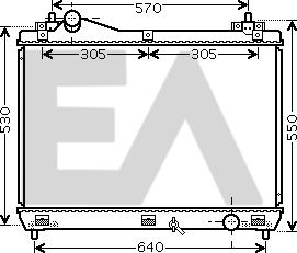 EACLIMA 31R69052 - Radiator, mühərrikin soyudulması furqanavto.az