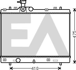 EACLIMA 31R69063 - Radiator, mühərrikin soyudulması furqanavto.az