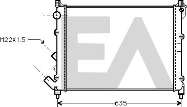 EACLIMA 31R60048 - Radiator, mühərrikin soyudulması furqanavto.az