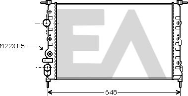EACLIMA 31R60051 - Radiator, mühərrikin soyudulması furqanavto.az