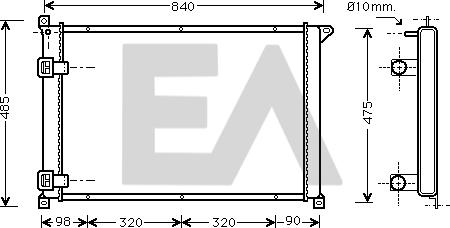 EACLIMA 31R60060 - Radiator, mühərrikin soyudulması furqanavto.az