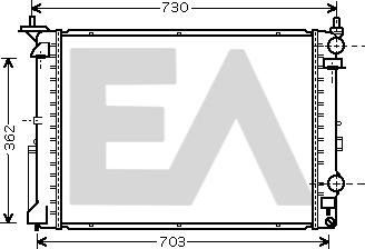 EACLIMA 31R60068 - Radiator, mühərrikin soyudulması furqanavto.az