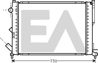 EACLIMA 31R60063 - Radiator, mühərrikin soyudulması furqanavto.az